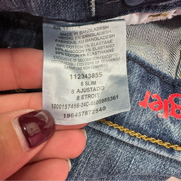 wrangler classic boot western bootcut denim jeans boys sz 8 slim - Picture 4 of 8